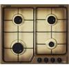 De'Longhi Piano Cottura Gas 4 Fornelli 60cm da Incasso Marrone Smaltato YTF 46 ASV