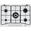 De'Longhi piano cottura a gas 5 fornelli wok 68 cm da incasso bianco YBF 57 ASV