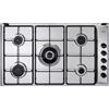 De'Longhi Piano Cottura Gas YAL 59 DD 5 Fornelli 86 cm da Incasso Acciaio Inox