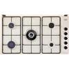 De'Longhi Piano Cottura a Gas SL 59 DD 5 Fornelli 90 cm da Incasso Colore Sabbia