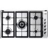 De'Longhi piano cottura a gas IL59PRO ND 5 fornelli 86 cm da incasso acciaio inox