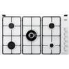 De'Longhi Piano Cottura a Gas BL59DD 5 Fornelli 90 cm da Incasso Bianco