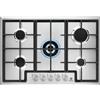 Electrolux Piano cottura a gas 5 fornelli 75 cm da incasso acciaio inox
