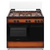 Schaub Lorenz cucina a gas 90x60 cm 5 fuochi con grill elettrico marrone
