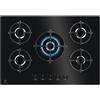 Electrolux Piano Cottura a Gas 5 Fornelli 75cm Incasso Vetro Nero EGG75372K