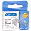 Rapesco 1367 Punti Galvanizzati Tipo 21/4 mm, Confezione da 2000