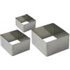 Zenker Fackelmann Coppapasta Quadrati 3 dimensioni, Acciaio, Argento