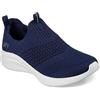 Skechers Ultra Flex 3.0 Classy Charm, Scarpe da ginnastica Donna, Navy Knit Trim, 37 EU