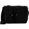 Mandarina Duck Hunter P10vct18, Borsa a Tracolla Donna, Nero (Black), 28x21x11 (L x H x W)