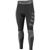 AMZSPORT Leggings da Compressione per Uomo Pantaloni Sportivi Asciutti e Freddi Collant per Allenamento Fitness, Nero S