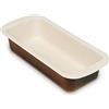 Guardini, Stampo plumcake 25x11 cm, Acciaio con rivestimento antiaderente, Crema e Cioccolato, Made in Italy, Linea Chocoforme