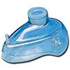 Gima - Mascherina in Silicone e Policarbonato, Autoclavabile 40 volte, Misura n. 5 Adulto Large, Latex Free, 1 pz.