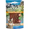 ARQUIVET Strisce di anatra e gamberetti - 50 gr - Snack 100% naturali per gatti - Prodotto a basso contenuto di grassi, leggero - Natural Cat Snacks