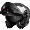 YEMA Casco Modulare Moto Integrale Scooter - YEMA YM-926 Caschi Modulari Motorino Integrali ECE Omologato Donna Uomo con Doppia Visiera Parasole, Nero opaco, XL