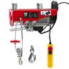 Arebos Paranco Elettrico | 200/400 kg | 1000W | Verricello Elettrico | Montacarichi Paranchi Elettrici con Telecomando | altezza di sollevamento 12m | Verricellomontacarichi di Sollevamento