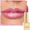Oulac Rossetto Metallizzato Lucido, Rossetto Rosa Altamente Pigmentato, Lucentezza 3D, Rossetto Lunga Durata, Formula Cremosa e Idratante, Vegan, 4,3g (11) Hip & Hippie