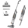 Vozascly Aspirapolvere con Filo, 2 in 1 Scopa Elettrica con Cavo da 4m Potenza 400W, 14 Kpa, Aspirapolvere senza Sacco Leggero Antigroviglio per Peli di Animali Tappeti
