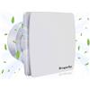 Brogachy 150 mm Aspiratore da Bagno,20W Estrattore aria Universale 135m³/h con valvola antiritorno Per Bagno,Wc,Cucina,Ufficio,Serra,Garage.