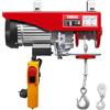 TEENO Paranco Elettrico portata max da 300/600KG, Paranco Argano Elettrico con teleconmando 220V，1200 W, Altezza di cavo Sollevamento 12 m，Motore Rame Puro