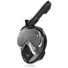 HPLSZCN Maschera Snorkeling Full Face Adulti Maschera professionale Snorkeling Maschera antiappannamento con supporto per fotocamera Maschera Snorkeling con schermo solare (L)