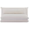 EVERGREENWEB MATERASSI & BEDS EVERGREENWEB Divano Letto Futon - Divano Letto Tatami allungabile - Poltrona Letto - Divano 2 posti da Pavimento con Schienale Regolabile + Cuscino Sfoderabile - Materasso Piazza e Mezza Beige | KUMO