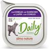 Almo Nature Daily, Alimento Umido per Gatti Adulti con Coniglio - 100g, Confezione da 32