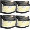 CZHHMART Lampada solare per esterni, rilevatore di movimento: 248 LED solare per esterni, proiettore con sensore di movimento, 3 modalità 270°, illuminazione di sicurezza, senza fili, IP65, impermeabile, per