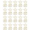Buachois 20 Pezzi Supporti per Cartellini Segnaposto,Supporto Circolare Inferiore, Filo Metallico, Portafoto, Utilizzato per Appunti di Ufficio, Matrimoni, Ristoranti, Feste di Compleanno