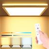 LEZOE Plafoniera LED dimmerabile con telecomando, 24 W LED piatto lampada 2400 lm, temperatura di colore 3000 K-6000 K, 2,5 cm ultra sottile plafoniera quadrata 30 cm per camera da letto, soggiorno