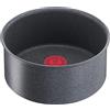 Lagostina Ingenio Mineralis Green Casseruola Fonda Ø 16 cm, Casseruola in Alluminio 100% Riciclato, per Gas, Forno e Induzione, con Indicatore di Cottura, Utilizzabile con Manico Removibile