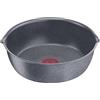 Lagostina Ingenio Mineralis Green Padella Multiuso Ø 26 cm, Padella in Alluminio 100% Riciclato, per Gas, Forno e Induzione, con Indicatore di Cottura, Utilizzabile con Manico Removibile