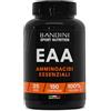 Bandini® EAA Aminoacidi Essenziali 1300mg | 150 Compresse | Complesso 9 Amminoacidi Intra Pre Post Workout - Essential Amino da Fermentazione | Integratore Alimentare sportivo | Vegan, Senza Zuccheri