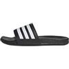 adidas Adilette Comfort Slides, Sandali a Ciabatta Unisex - Adulto, Core Black Cloud White, 46 EU