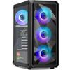 YEYIAN Computer PC Gaming AMD Ryzen 7 5700 8 core a 4.6 GHz e Nvidia RTX 4060 8 GB | 16 GB DDR4 3200 MHz | 1 TB SSD NVMe Gen3 | WiFi 6 + BT 5.2 | Ethernet | Win 11 Pro