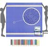 furora HOLIDAY Telo Mare Grande cotone 200x200 cm XXL GIGANTE | Telo Spiaggia antisabbia - Coperta Pic Nic - Pareo Asciugamano Mare spugna | Fouta Beach Towel lungo, frange angoli, Uomo Donna Ragazzi