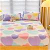 DOTBUY-SHOP Lenzuolo con Angoli Una Piazza e Mezza, Morbida Microfibra Coprimaterasso Matrimoniale, Cuori di Fiori Letto Singolo Doppio di Toppers con Angoli Elastici (120x200cm,Dolcezza)