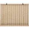WQXylbrent Tenda a Rullo in Bambù per Esterno 90% Oscuramento PVC Tapparella Bamboo Avvolgibile Impermeabile/Resistente Alle Intemperie 60-150Cm Larghezza Privacy/Anti-UV/Facili Da Installare Cortina Di Bambù
