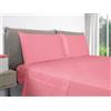EVERGREENWEB MATERASSI & BEDS EVERGREENWEB - Federe Cuscini Letto Matrimoniale 50x80 cm, Set di 2 copricuscini in Puro Cotone con patella interna, Anallergico, lavabile in lavatrice - Malva