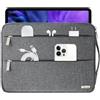 Voova Custodia PC Portatile Laptop Borsa Porta PC Computer 14 14.6 Pollici Macbook Air 2017 Pro Compatibile con HP Lenovo Acer ASUS Dell HUAWEI Donna Uomo Impermeabile Grigio Scuro