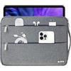 Voova Custodia PC Portatile Laptop Borsa Porta PC Computer 15 15.6 16 Pollici Macbook Pro Compatibile con HP Lenovo Acer ASUS Dell Fujitsu Gigabyte HUAWEI Donna Uomo Impermeabile Grigio