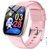 Alutoria Smartwatch per Bambini, IP68 Impermeabile Orologio Smartwatch Fitness Activity Tracker Watch con 100+ Modalità Sportive, Frequenza Cardiaca,Monitor Del Sonno Regalo per Ragazzi Ragazz，Rosa