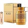 RESAES Resistant and aesthetic Profumo Odyssey Aoud Edition 100 ml, profumo unisex arabo, orientale e legnoso, a lunga durata, Eau de Parfum, con nebulizzatore da 5 ml, profumo raffinato con note di Oud e spezie (Aoud)