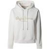 Pepe Jeans Maddy Hoodie Maglia di Tuta, Bianco (Muschio Bianco), M Donna