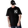 New Era MLB York Yankees BP T-Shirt, Nero, M Uomo