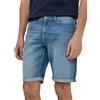 TERRANOVA Jeans Corti Uomo in Denim con 5 Tasche, Stile Casual in Cotone Colore Blu Denim Medio Taglia 48