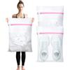 HW CASA 3 pezzi sacchetti lavatrice biancheria, retina per lavatrice, per prevenire deformazioni e pieghe dei vestiti, sacchetto lavanderia con cerniera per maglioni, camicie, intima, calze，scarpa