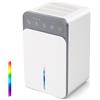 WingFly Deumidificatore Portatile per Casa, 1500ML, Sbrinamento Automatico, 7 Colori, Funzionamento Silenzioso, Spegnimento Automatico, Timer per Casa, Bagno