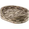 Ferplast Cuccia Cane Interno Dandy - Cuscino Rimovibile, Lavabile, Rivestimento in Cotone con Soffice imbottitura, ideale anche come Cuccia Gatto, 45 x 35 x h 13 cm, Azzurro