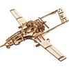 UGEARS Drone da Combattimento Bayraktar TB2 - Modellino Aereo Puzzle 3D in Legno con Motore a Molla, Telecamera Mobile e Missili Sotto Le Ali - Modellismo per Adulti e Bambini - Puzzle in Legno
