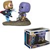 Funko Pop! Bobble 2-Pack: Marvel: Movie Moments: Thor Vs Thanos - Avengers - Figura in Vinile da Collezione - Idea Regalo - Merchandising Ufficiale - Giocattoli per Bambini e Adulti - Movies Fans